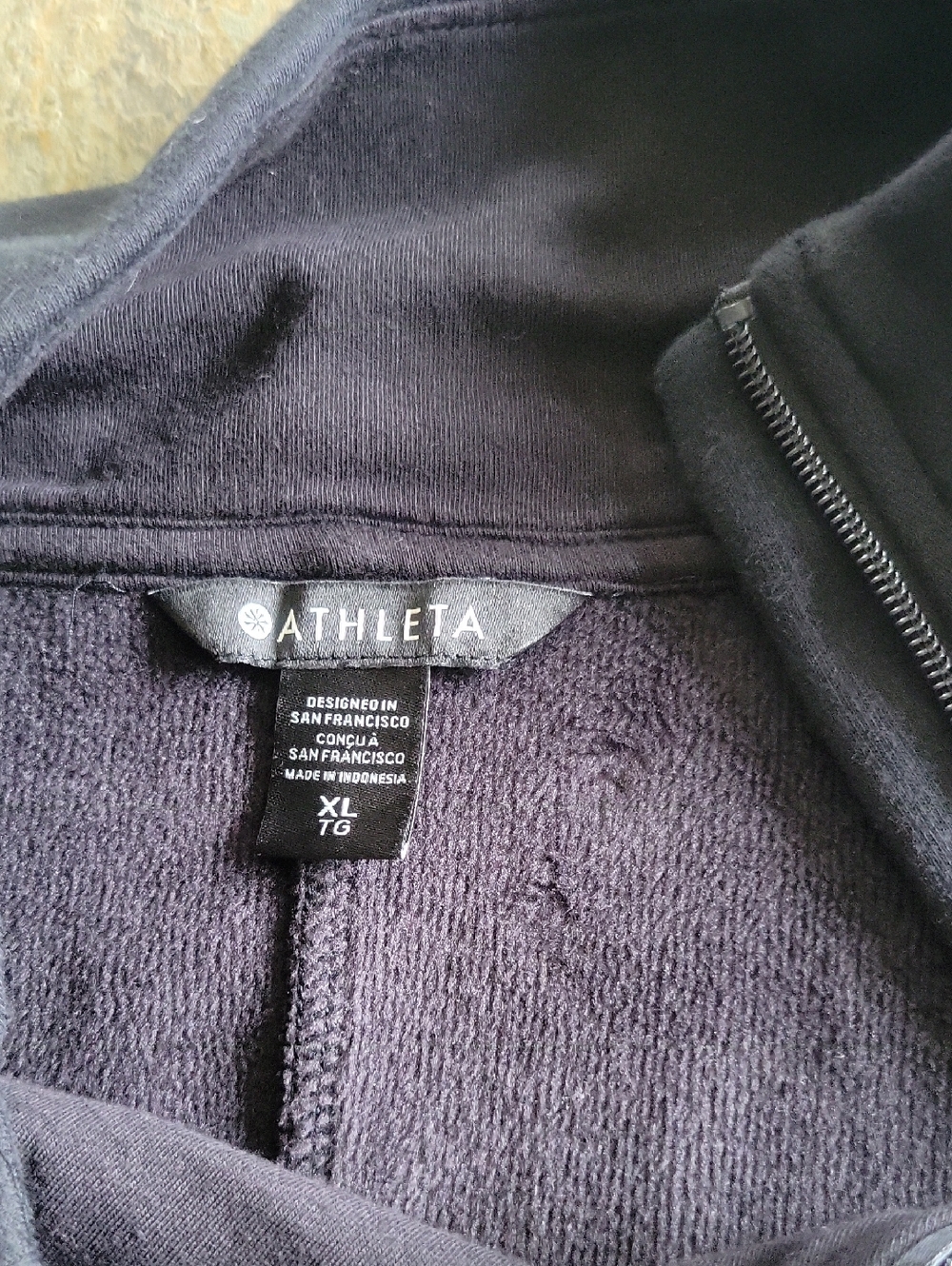 Athleta "Cozy Karma" Dress XL Black - Picture 11 of 15